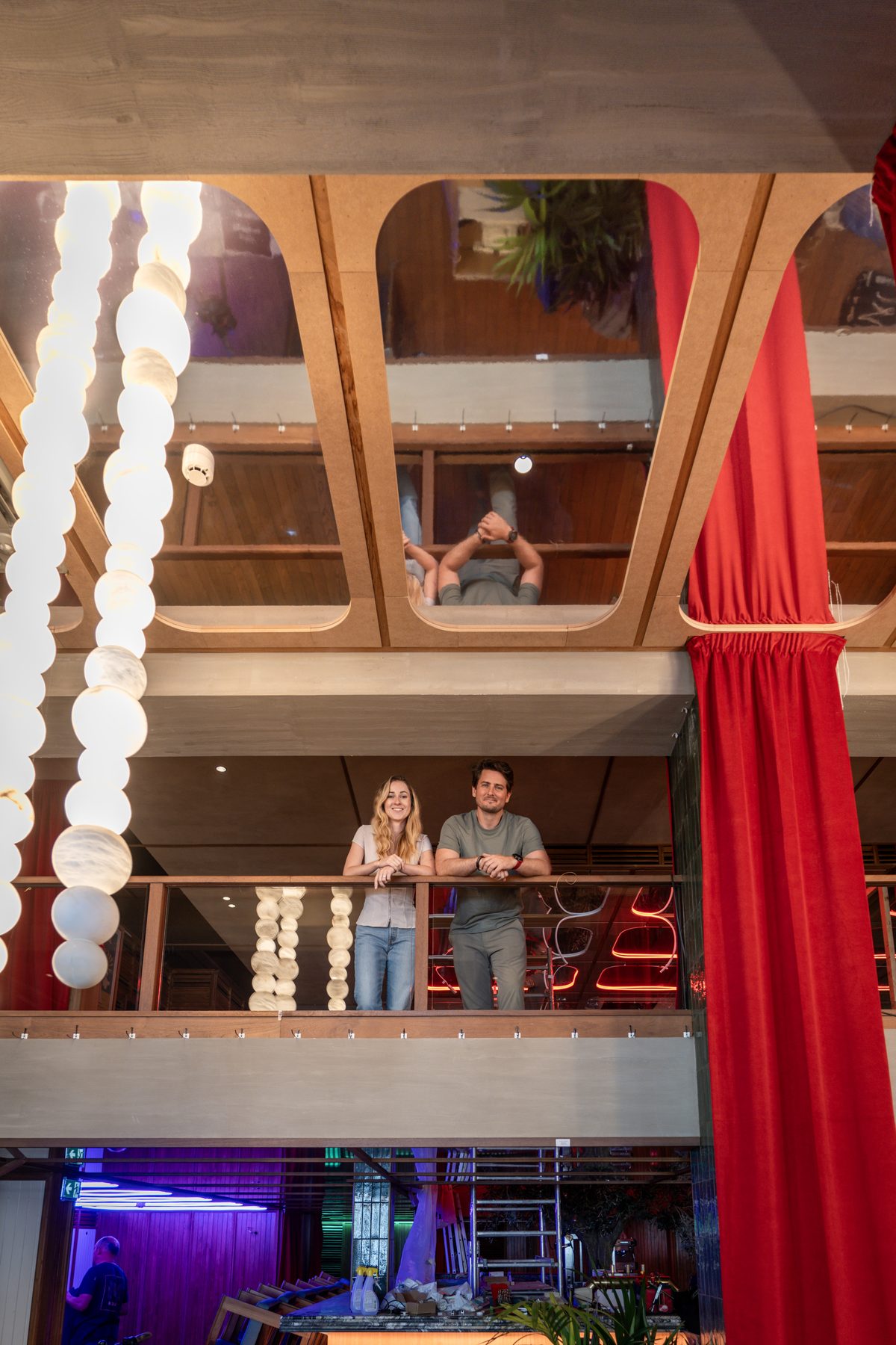 Stars of Monaco — couple on the mezzanine