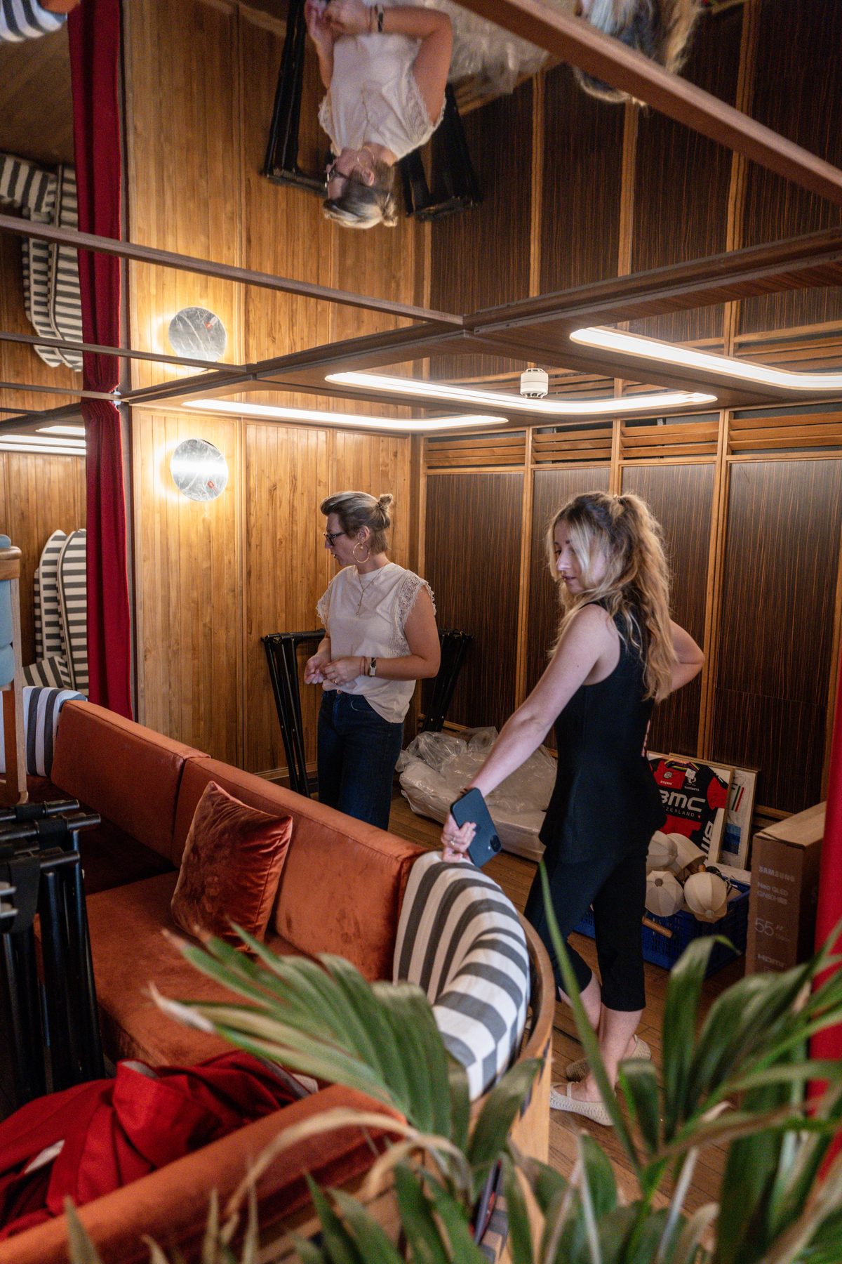Stars of Monaco — wood-clad interior