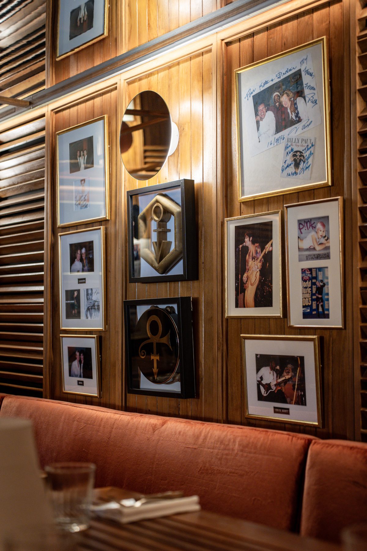 Stars of Monaco — banquette detail